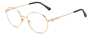 Designer Women Jimmy Choo Eyeglasses: JC360 - Rose Gold- SpecSMART Eye Clinic (Diagonal View)